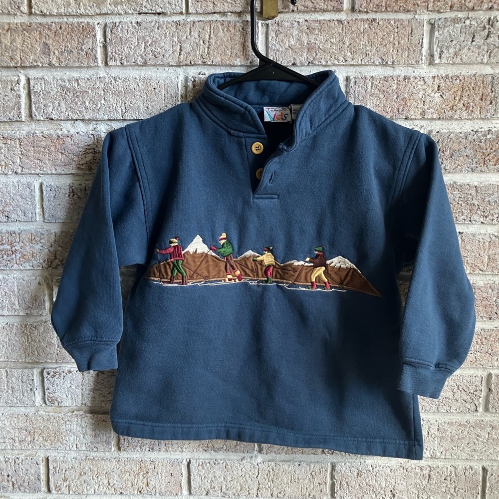 Talbots Kids Navy Ski Sweater